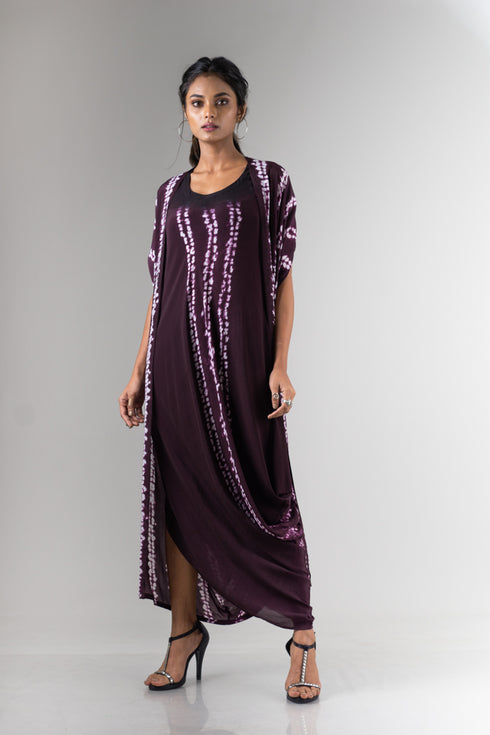 Back Cowl Jacket & Sack Dress